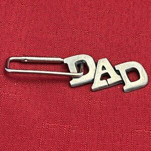 Vintage 1993 Seagull Pewter Keychain With DAD On It